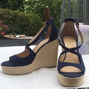 Gorgeous wedge sandals new from Saks Fifth Ave!